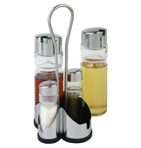 APS Menage | RVS/Glas | 5-delig | 110x106x218(h)mm