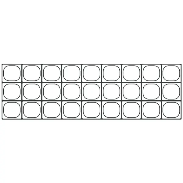 Saladette | 606L | 3 Deuren | Boven 27x 1/6 GN | 0°C/+8°C | Geforceerd | Klapdeksel + Snijblad | Temperatuuralarm | Wielen (Geremd) | 1837x805x926(h)mm