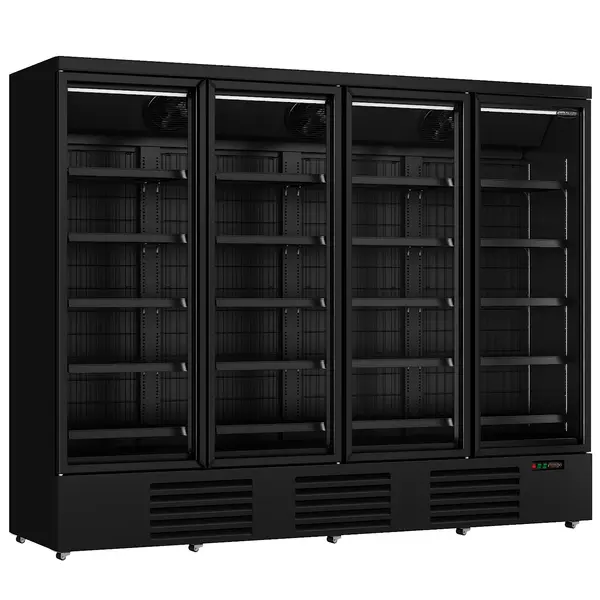 Koelkast | JDE | 2025L | Zwart | 0°C/+10°C | Geforceerd | Draaideuren | Wielen (Geremd) | 2508x710x2003(h)mm