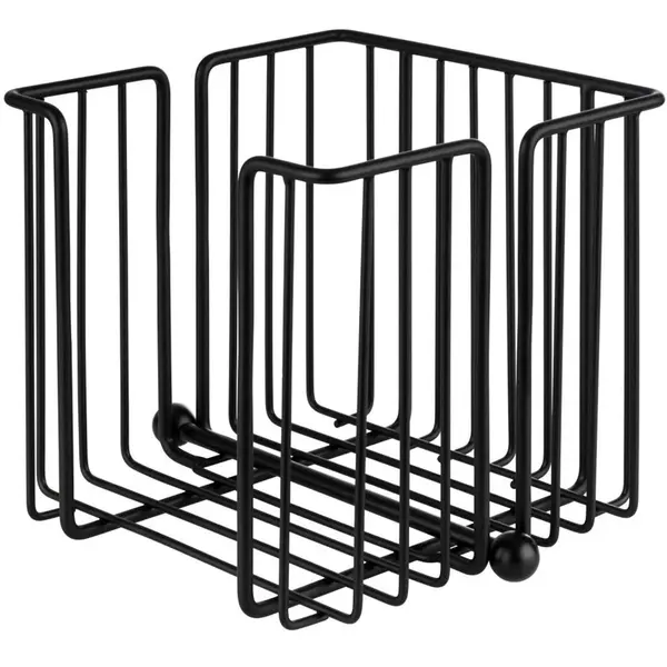 Servettenhouder | URBAN | Metaal | Zwart | 190x180x190(h)mm
