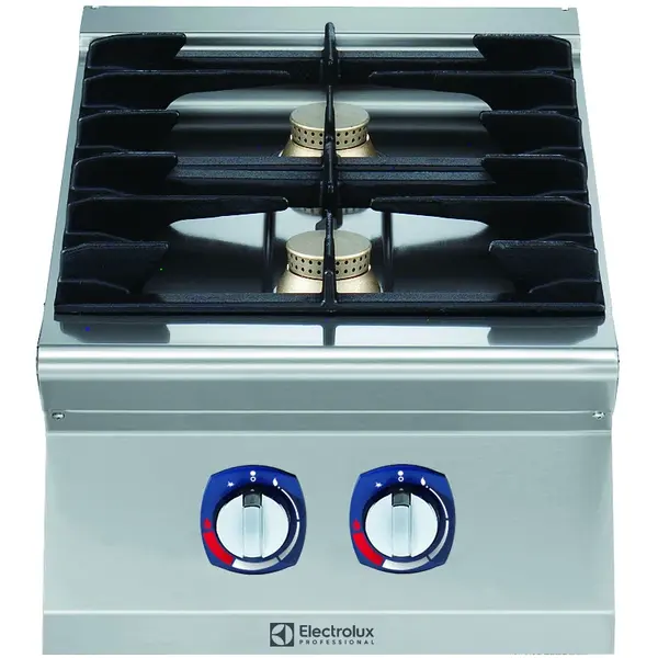 Fornuis | e-XP 700 | Gas | 2 Branders (2x 5.5kW) | Waakvlam | 400x730x250(h)mm