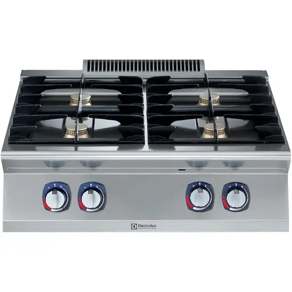 Fornuis | e-XP 700 | Gas | 4 Branders (4x 5.5kW) | Waakvlam | 800x730x250(h)mm