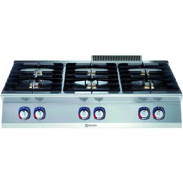 Fornuis | e-XP 700 | Gas | 6 Branders (6x 5.5kW) | Waakvlam | 1200x730x250(h)mm
