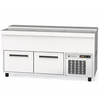 Coreco Flessenkoeler | BE | 420L | RVS | +2°C/+8°C | Statisch | 2 Laden + 3 Schuifdeksels | 1590x550x850(h)mm