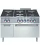 Electrolux Fornuis + Oven | e-XP 700 | Gas/Elektrisch | 6 Branders (6x 5.5kW) + 2/1 GN Oven (6kW-400V) | Waakvlam | 1200x730x850/900(h)mm 