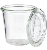 APS Weckpotten | Glas | 0.29L | Incl. Deksel | 6 Stuks | Ø90x90(h)mm