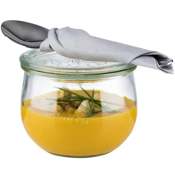 Weckpotten | Glas | 0.58L | Incl. Deksel | 6 Stuks | Ø110x90(h)mm