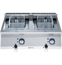 Electrolux Friteuse | e-XP 700 | Elektrisch | 12+12L | 105°C/185°C | 17.4kW (400V) | Aftapkranen | 800x730x250(h)mm