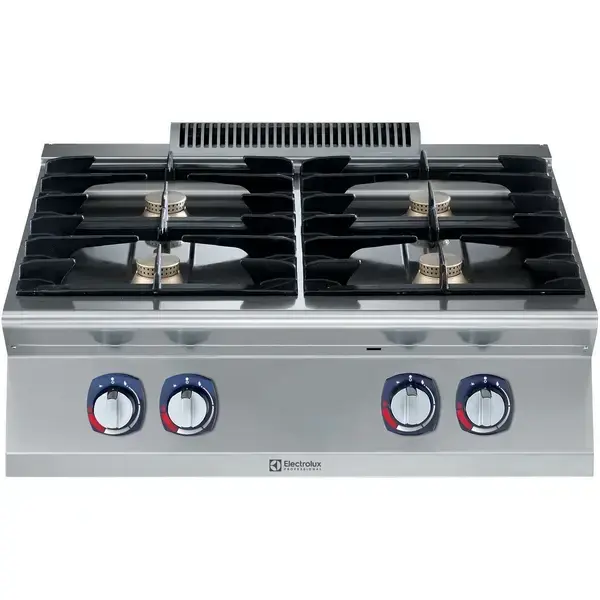 Fornuis | e-XP 700 | Gas | 4 Branders (4x 5.5kW) | Waakvlam | 800x730x250(h)mm