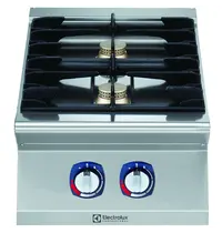 Electrolux Fornuis | e-XP 700 | Gas | 2 Branders (2x 5.5kW) | Waakvlam | 400x730x250(h)mm