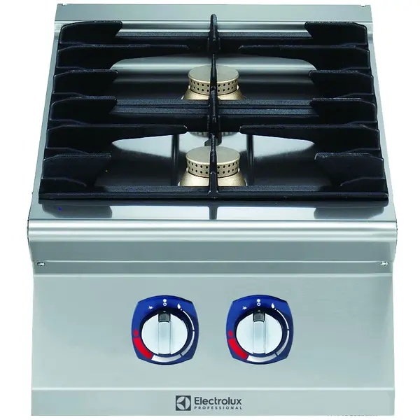 Fornuis | e-XP 700 | Gas | 2 Branders (2x 5.5kW) | Waakvlam | 400x730x250(h)mm