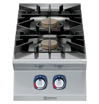 Electrolux Fornuis | e-XP 900 | Gas | 2 Branders (2x 10kW) | Waakvlam | 400x930x250(h)mm