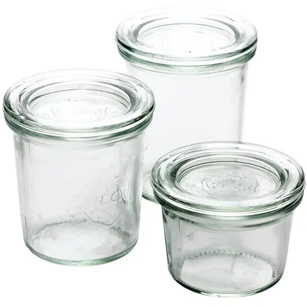 Weckpotten | Glas | 0.08L | Incl. Deksel | 12 Stuks | Ø60x55(h)mm
