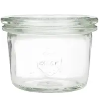 APS Weckpotten | Glas | 0.08L | Incl. Deksel | 12 Stuks | Ø60x55(h)mm