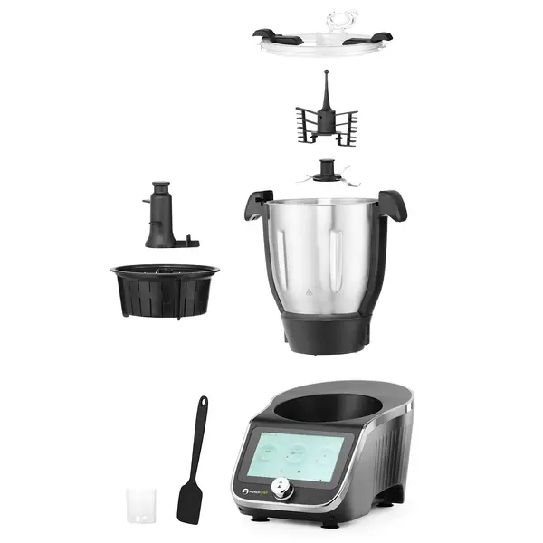 Multifunctionele Foodprocessor/Thermoblender | HENDICHEF | 4.5L | 37°C/130°C | 20 Bereidingsfuncties | Touchscreen + App | 1.4kW (230V) | 210x380x320(h)mm
