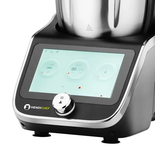 Multifunctionele Foodprocessor/Thermoblender | HENDICHEF | 4.5L | 37°C/130°C | 20 Bereidingsfuncties | Touchscreen + App | 1.4kW (230V) | 210x380x320(h)mm