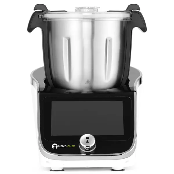 Multifunctionele Foodprocessor/Thermoblender | HENDICHEF | 4.5L | 37°C/130°C | 20 Bereidingsfuncties | Touchscreen + App | 1.4kW (230V) | Extra Accesoires | 210x380x320(h)mm