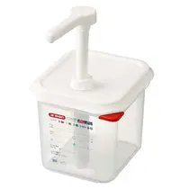 Araven Sausdispenser | Kunststof | 2.6L | Transparant | 1/6 GN | 176x162x190(h)mm