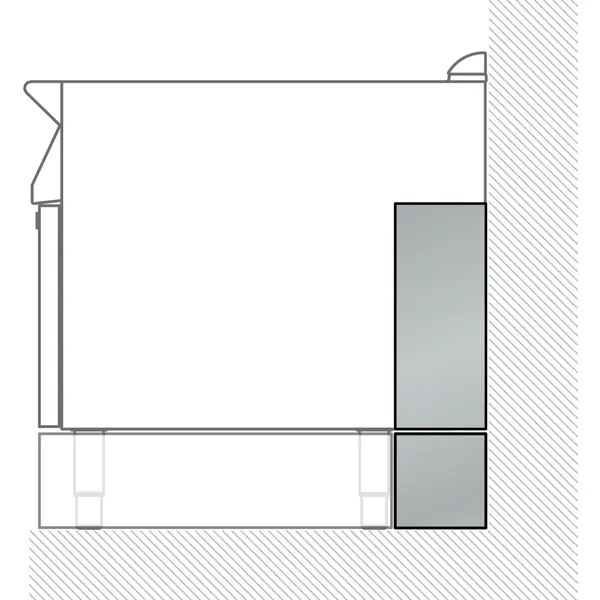 Leidingkanaalpanelen | e-XP 900 | Wandopstelling | 2 Stuks