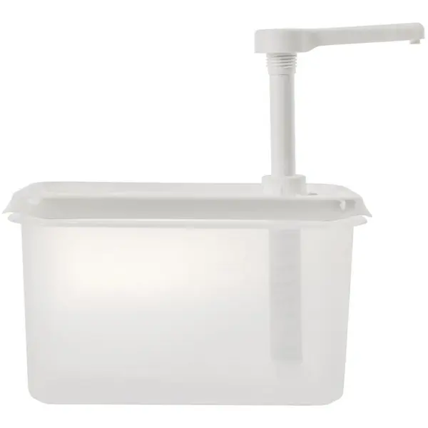 Sausdispenser | Kunststof | 4.3L | Portie 30ml | Transparant | 1/4 GN | 265x162x190(h)mm