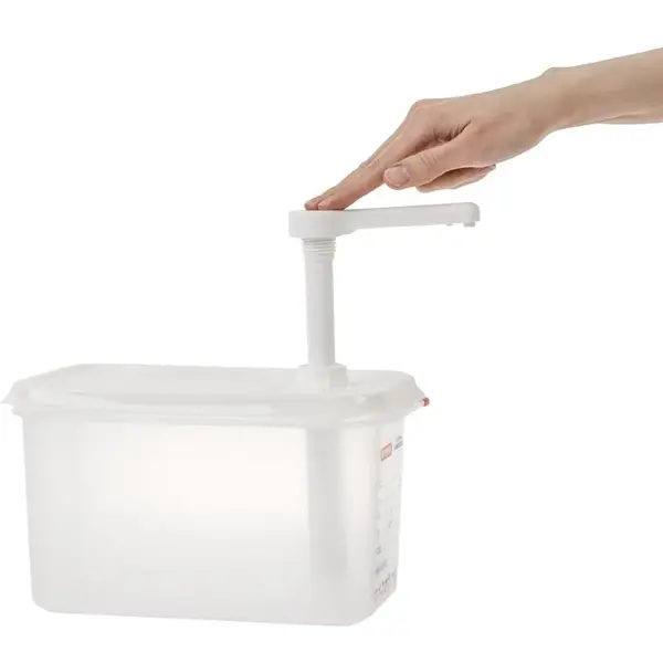 Sausdispenser | Kunststof | 4.3L | Portie 30ml | Transparant | 1/4 GN | 265x162x190(h)mm