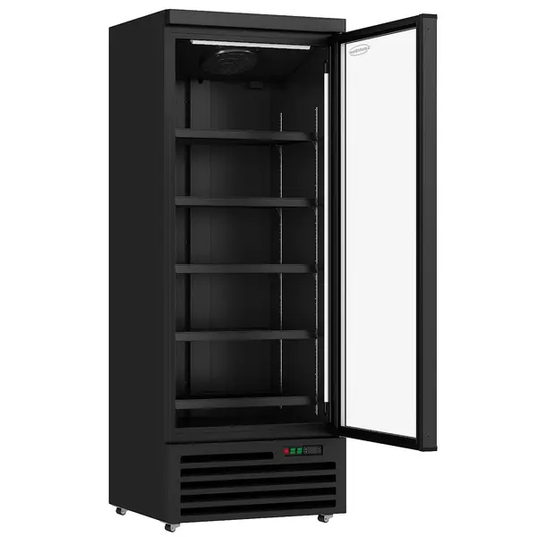 Vrieskast | JDE | 600L | Zwart | -18°C/-22°C | Geforceerd | Wielen (Geremd) | 750x710x2003(h)mm