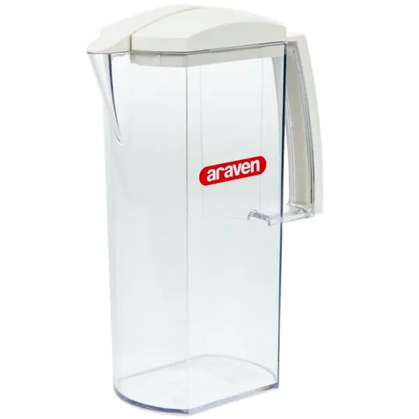 Schenkkan | Kunststof | Transparant | 2L | Deksel | Per Stuk | 110x260(h)mm