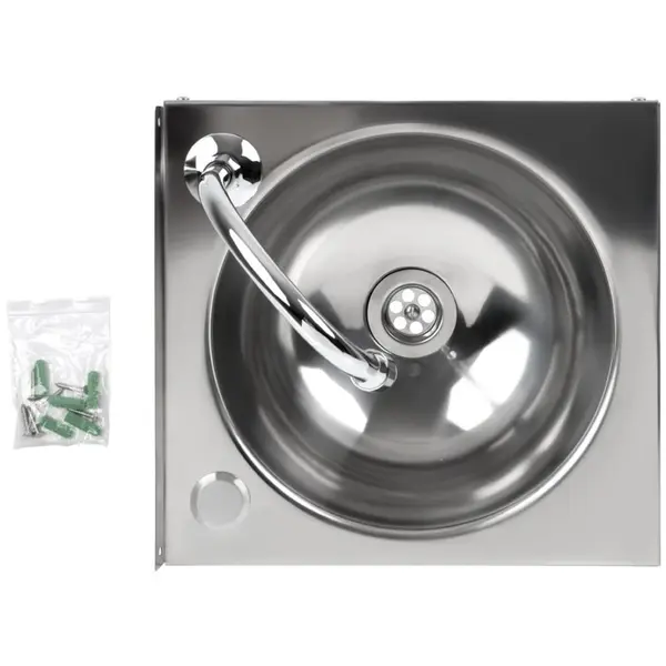 Handwasbak | RVS | Kniebediening (Zelfsluitend) | 300x320x320(h)mm