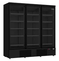 CombiSteel Vrieskast | JDE | 1450L | Zwart | -18°C/-22°C | Geforceerd | Draaideuren | Wielen (Geremd) | 1880x710x2003(h)mm 