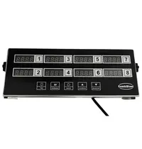 CombiSteel Digitale Keukentimer | DKT | RVS | 8 Timers | 300x112x36(h)mm