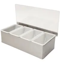 Beaumont Garneerunit | RVS | 4x 0.57L | 310x151x92(h)mm