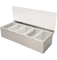 Beaumont Garneerunit | RVS | 5x 0.57L | 384x151x94(h)mm