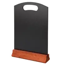 Beaumont Tafelkrijtbord | Kunststof | Bruin | Schrijfvlak 210x300 (A4) | 2-Zijdig | 212x54x320(h)mm