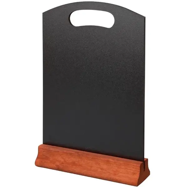 Tafelkrijtbord | Kunststof | Bruin | Schrijfvlak 210x300 (A4) | 2-Zijdig | 212x54x320(h)mm