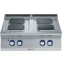 Electrolux Fornuis | e-XP 700 | Elektrisch | 4 Kookpunten (230x230) | 10.4kW (400V) | 800x730x250(h)mm