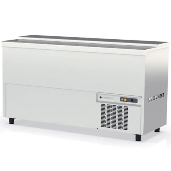 Flessenkoeler | BE | 420L | RVS | +2°C/+8°C | Statisch | 3 Schuifdeksels | 1500x550x850(h)mm