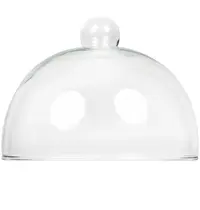 Bia Afdekkap/Cloche | Glas | Transparant | Ø210x170(h)mm