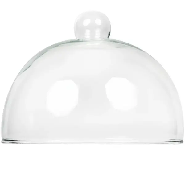 Afdekkap/Cloche | Glas | Transparant | Ø210x170(h)mm