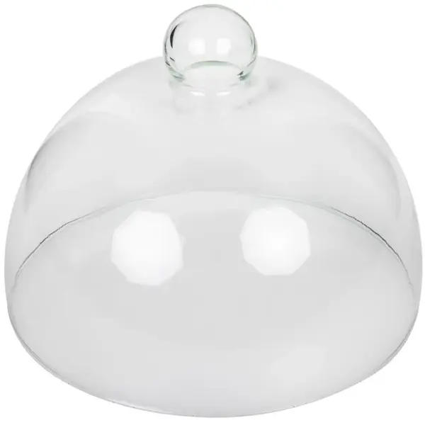 Afdekkap/Cloche | Glas | Transparant | Ø210x170(h)mm