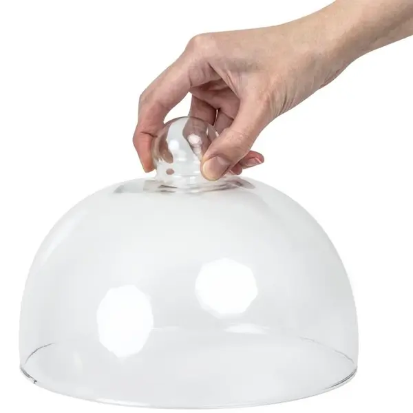 Afdekkap/Cloche | Glas | Transparant | Ø210x170(h)mm