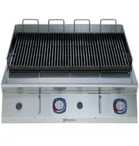 Electrolux Stoomgrill | e-XP 900 | Gas | Oppervlak 742x644 (Gietijzer) | 21kW | Piëzo Ontsteking | 800x930x250(h)mm