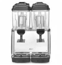 Arktic by HENDI Gekoelde Drankendispenser | Zwart | 2x 12L | 0°C/+10°C | 485x415x645(h)mm