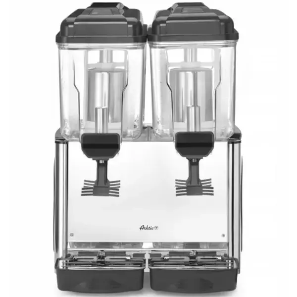Gekoelde Drankendispenser | Zwart | 2x 12L | 0°C/+10°C | 485x415x645(h)mm