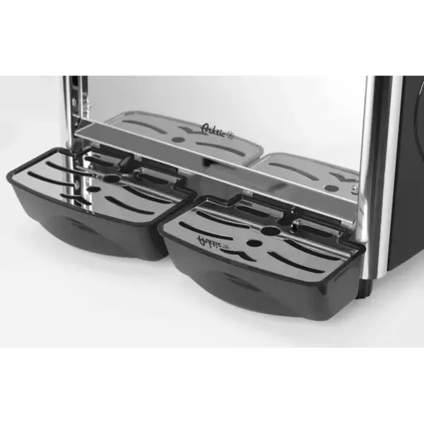 Gekoelde Drankendispenser | Zwart | 2x 12L | 0°C/+10°C | 485x415x645(h)mm