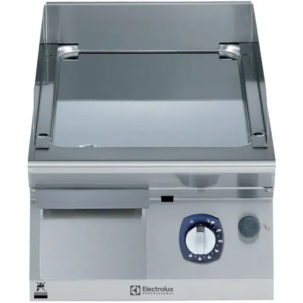 Bak-/Grillplaat | e-XP 700 | Gas | Glad Oppervlak 330x540 (Verchroomd) | 100°C/280°C | 7kW | Waakvlam/Piëzo | 400x730x250(h)mm