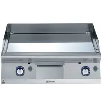 Electrolux Bak-/Grillplaat | e-XP 700 | Gas | Glad Oppervlak 730x540 (Verchroomd) | 100°C/280°C | 14kW | Piëzo Ontsteking | 800x730x250(h)mm