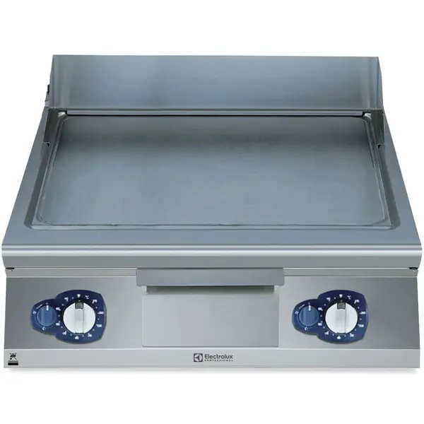 Bak-/Grillplaat | e-XP 700 | Gas | Glad Oppervlak 730x540 (Verchroomd) | 100°C/280°C | 14kW | Waakvlam/Piëzo | 800x730x250(h)mm