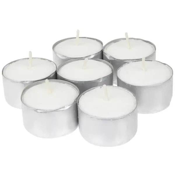 Theelichten | Was | Wit | 8 Branduren | 90 Stuks | 375x235x65(h)mm