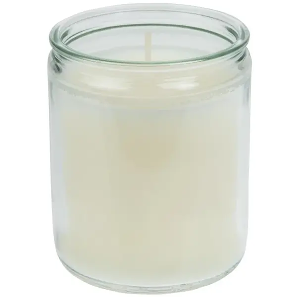 Glaskaarsen | STARLIGHT | Was/Glas | Wit | 50 Branduren | 8 Stuks | Ø68x82(h)mm