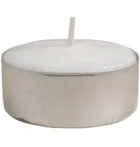 Bolsius Theelichten | Was | Wit | 4 Branduren | 100 Stuks | Ø40mm